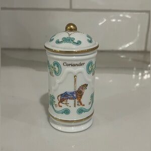 1993 Lenox The Spice Carousel Coriander Spice Jar